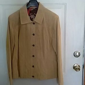 Hal Rubenstein Genuine Suede Jacket, NWOT